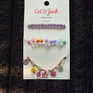 Cat & Jack Kids' Multicolor Charm Bracelet Set